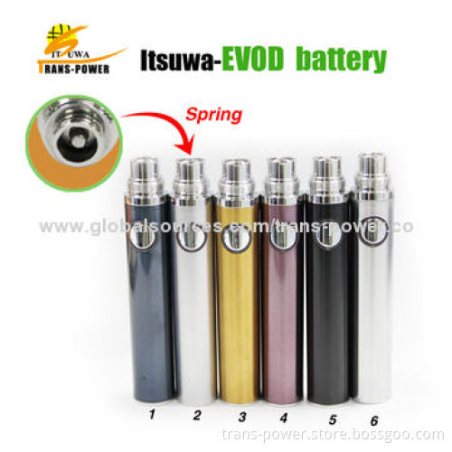 Itsuwa Evod E Cigarette Batteries with 650/900/1,100/1,300mAh Capacity for Options
